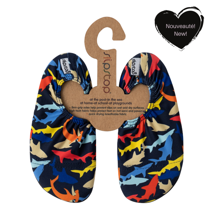 SlipStop Chaussons à semelles adhérentes Enfants XL 8-10 ans (1.5-3.5) Vêtements SlipStop