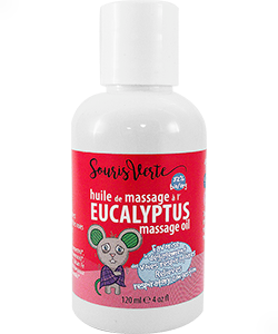 Souris Verte Huile de massage à l'eucalyptus - Boutique Planète Bébé