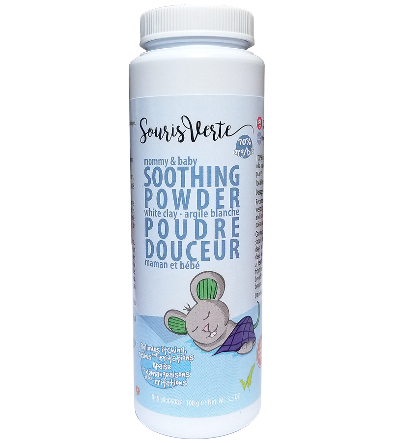 Souris Verte Poudre douceur à l’argile blanche Soins corporels Souris Verte   