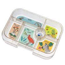 Yumbox Plateau pour Yumbox Alimentation Yumbox 6 compartiments Jungle 